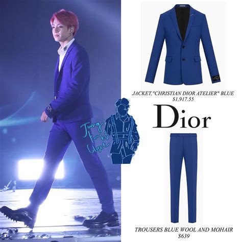 bts dior outfits price